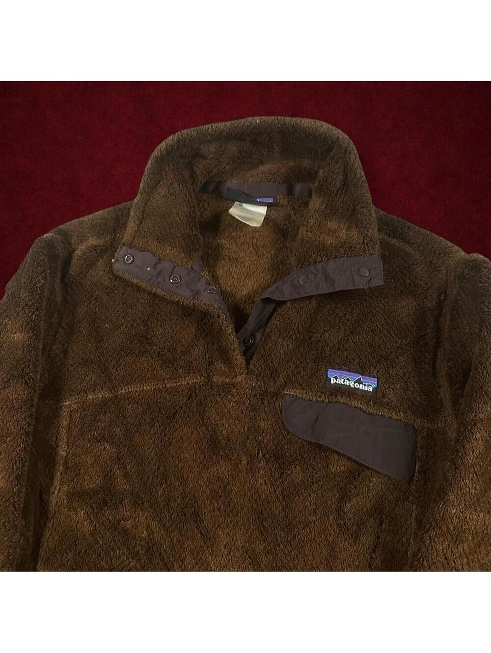 Patagonia Women’s Small Brown Fleece Quarter Snap Pullover